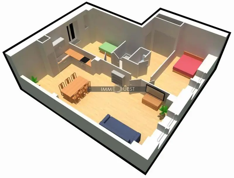 Vente appartement 3 pièces 73 m2