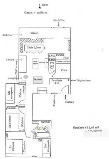 Immobilier Risoul (05600) 140.000&nbsp;&euro; 56&nbsp;m²