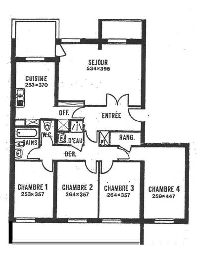 Appartement 207.000&nbsp;&euro; 94&nbsp;m² Marseille 13E