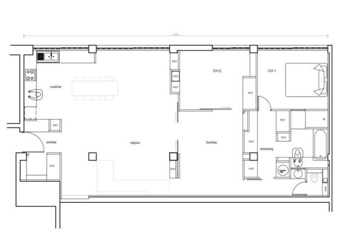 Appartement 620.000&nbsp;&euro; 98&nbsp;m² Le Pre-Saint-Gervais (93310)