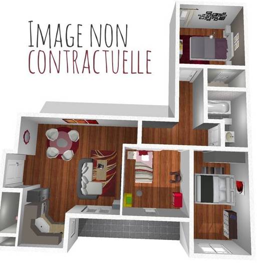 Vente Appartement Ivry-Sur-Seine (94200) 74&nbsp;m² 355.000&nbsp;&euro;