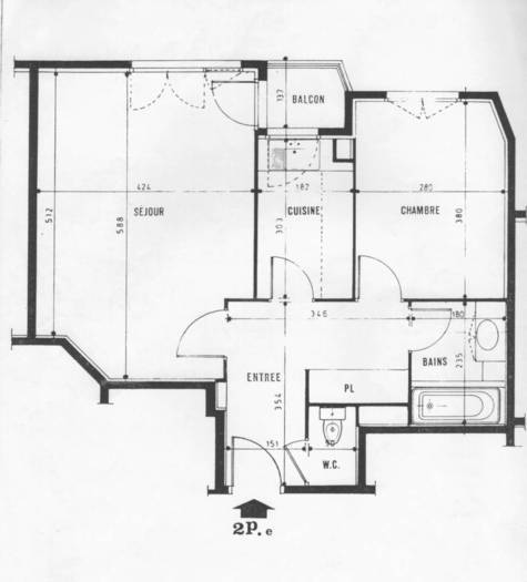 Immobilier Rueil-Malmaison (92500) 1.293&nbsp;&euro; 54&nbsp;m²