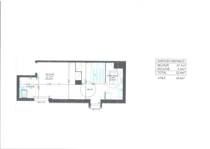 Location Appartement 32&nbsp;m²
