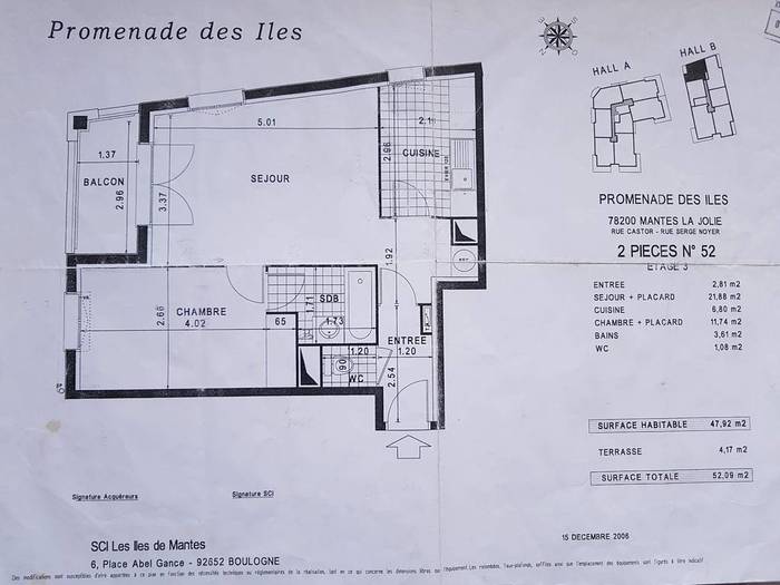Appartement 142.000&nbsp;&euro; 48&nbsp;m² Mantes-La-Jolie (78200)