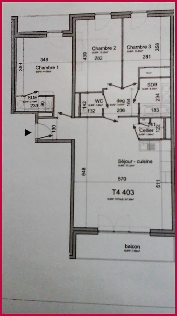 Vente appartement 5 pièces 87,75 m2