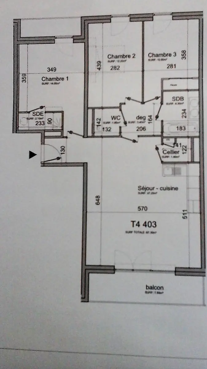Vente appartement 5 pièces 107,52 m2