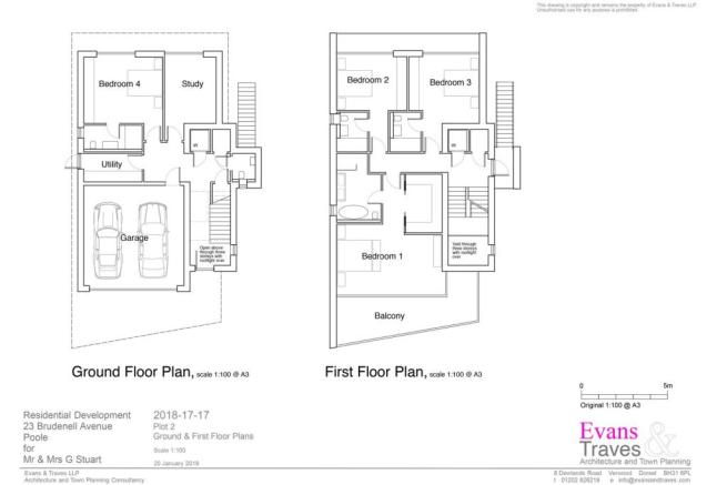 Plot 2 - Ground and First Floor Plans