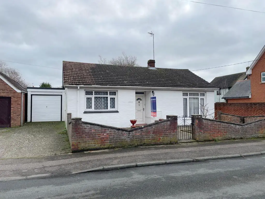 Front of the bungalow on Riverside Road, Burnham o