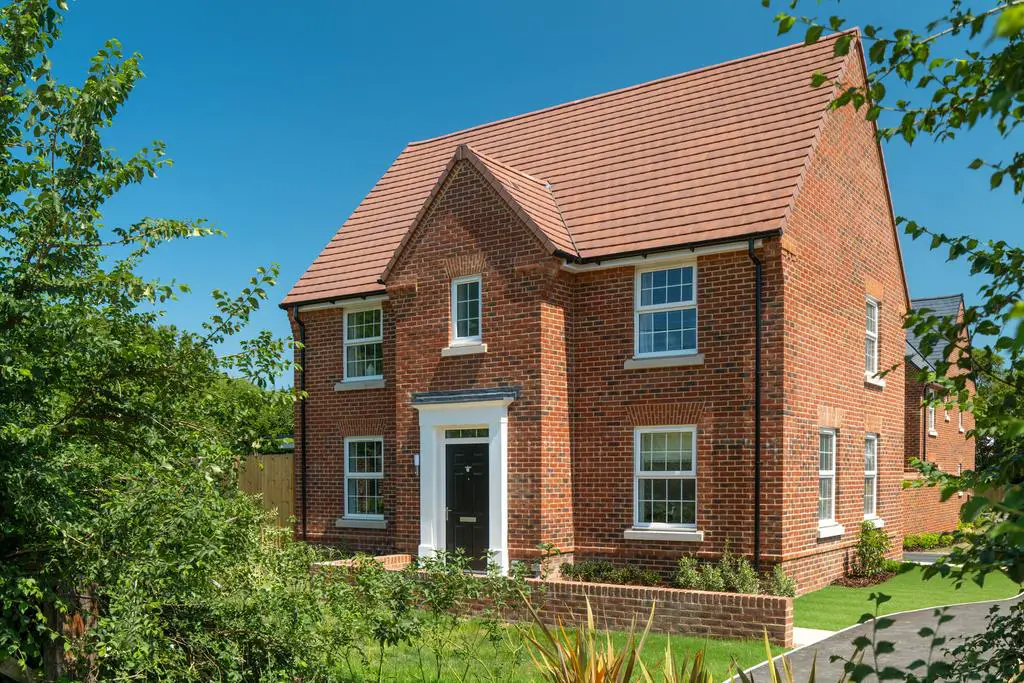 The 4 bedroom Hollinwood in a lush green area...