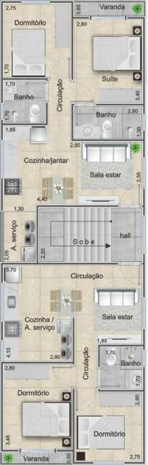 Apartamento com 2 Quartos à Venda por R$ 150.000 Jardim Bandeirantes, Poços de Caldas - MG