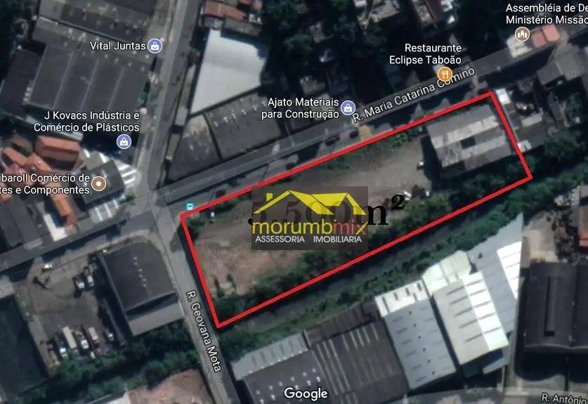 Lote/Terreno para Alugar, 5500 m² por R$ 25.000/Mês Rua Giovana Motta - Jardim Três Marias, Taboão da Serra - SP