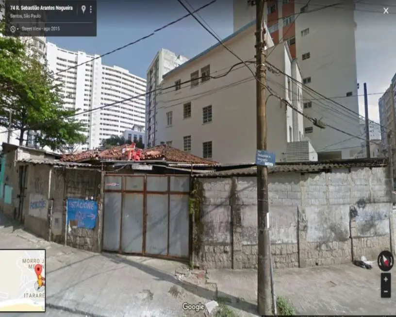 Lote/Terreno com 3 Quartos à Venda por R$ 600.000 Rua Sebastião Arantes Nogueira - José Menino, Santos - SP