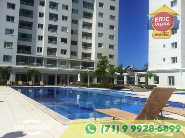 Apartamento com 3 Quartos à Venda, 98 m² por R$ 449.000 Jardim do Jockey, Lauro de Freitas - BA