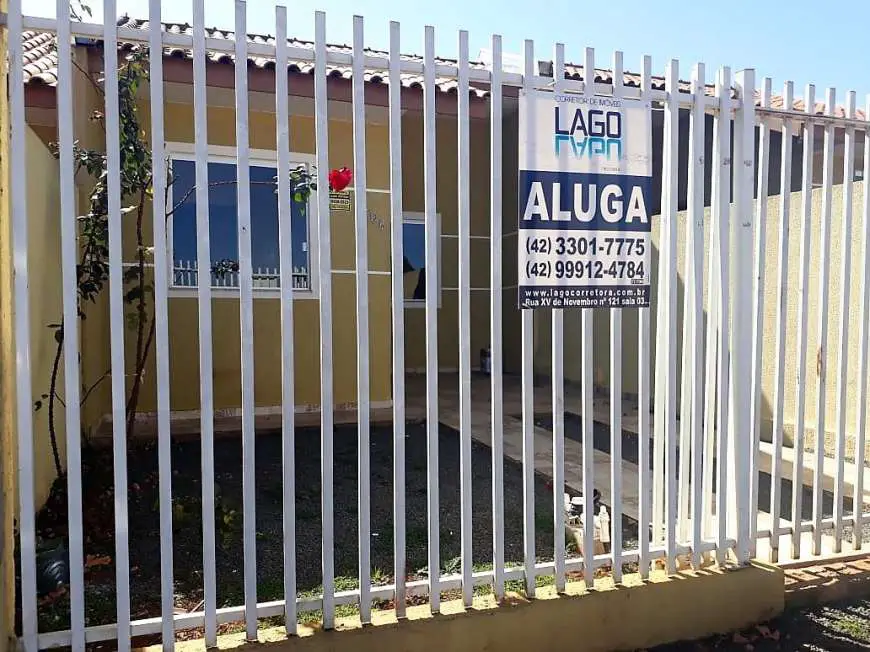 Casa com 2 Quartos para Alugar, 55 m² por R$ 600/Mês Rua Leopoldo Lopes - Cara Cara, Ponta Grossa - PR