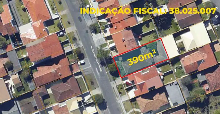 Lote/Terreno à Venda, 390 m² por R$ 450.000 Rua Cláudio Chatagnier, 250 - Bacacheri, Curitiba - PR
