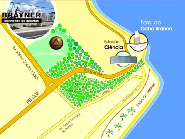 Lote/Terreno à Venda, 540 m² por R$ 500.000 Rodovia BR-230 - Brisamar, João Pessoa - PB