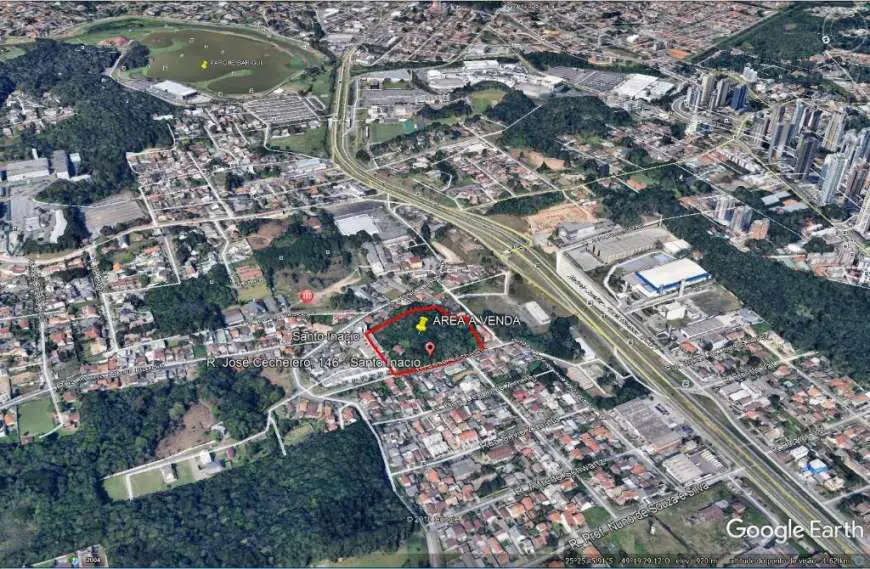 Lote/Terreno à Venda, 16895 m² por R$ 13.800.000 Rua José Cechelero - Santo Inácio, Curitiba - PR