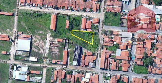 Lote/Terreno para Alugar, 1110 m² por R$ 800/Mês Rua J - Barroso, Fortaleza - CE