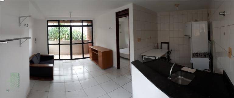 Apartamento com 1 Quarto para Alugar, 35 m² por R$ 1.000/Mês Intermares, Cabedelo - PB