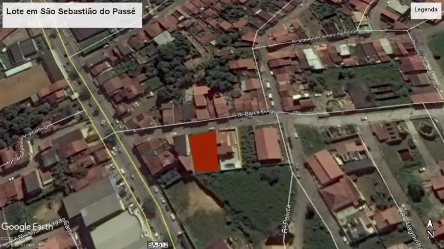 Lote/Terreno à Venda, 600 m² por R$ 340.000 Avenida São Sebastião do Passé, 59 - Centro, São Sebastião do Passé - BA