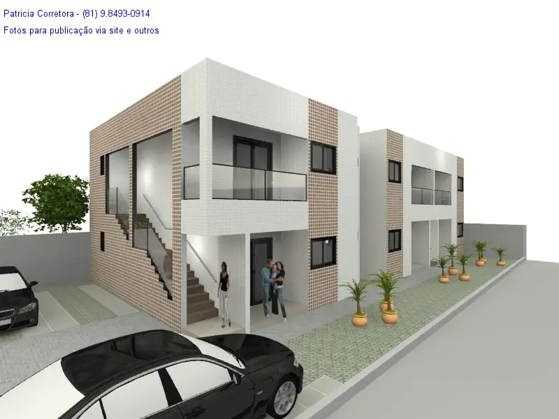 Apartamento com 2 Quartos à Venda, 54 m² por R$ 175.000 Rua Nilson Sabino Pinho - Jardim Atlântico, Olinda - PE