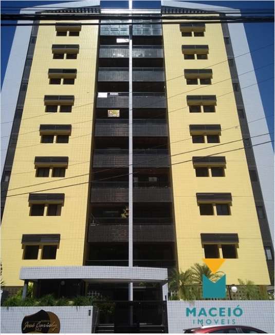 Apartamento com 3 Quartos para Alugar, 100 m² por R$ 2.600/Mês Rua Deputado Rubens Canuto, 342 - Ponta Verde, Maceió - AL