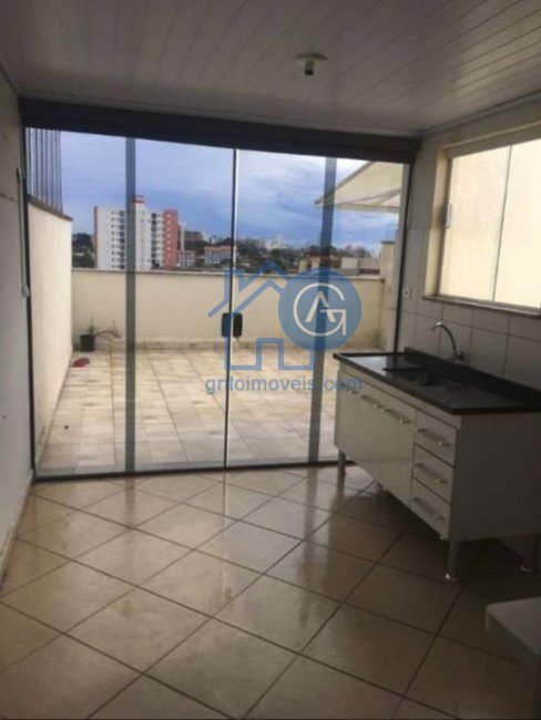 Cobertura com 2 Quartos para Alugar, 90 m² por R$ 1.300/Mês Rua Jaguariúna, 72 - Jardim Cristiane, Santo André - SP