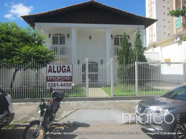 Casa com 4 Quartos para Alugar, 400 m² por R$ 8.000/Mês Rua T 53, 195 - Setor Marista, Goiânia - GO