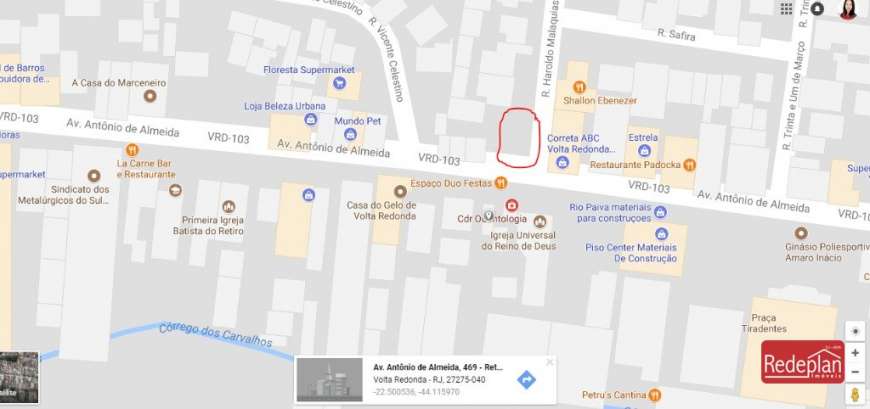 Lote/Terreno para Alugar por R$ 4.000/Mês Avenida Antônio de Almeida - Retiro, Volta Redonda - RJ