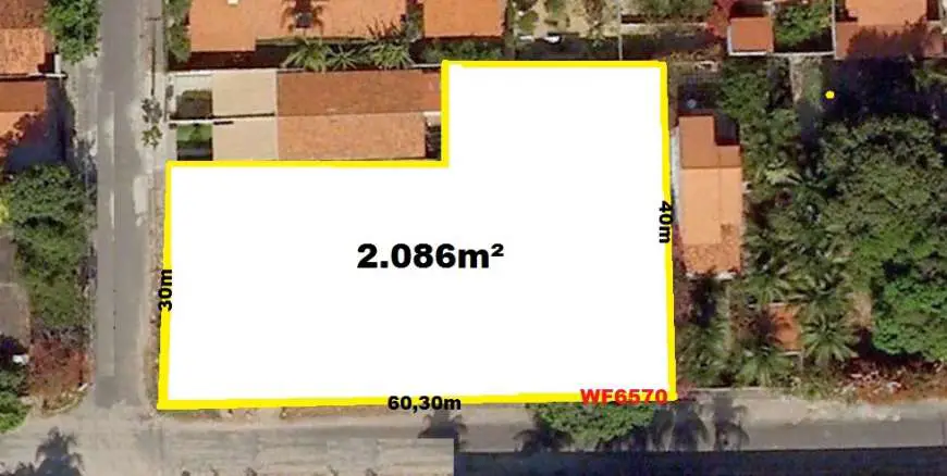 Lote/Terreno à Venda, 2086 m² por R$ 3.600.000 Rua João Regino - Parque Manibura, Fortaleza - CE