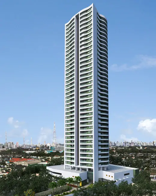 Apartamento com 3 Quartos à Venda, 126 m² por R$ 795.140 Rua da Aurora - Boa Vista, Recife - PE
