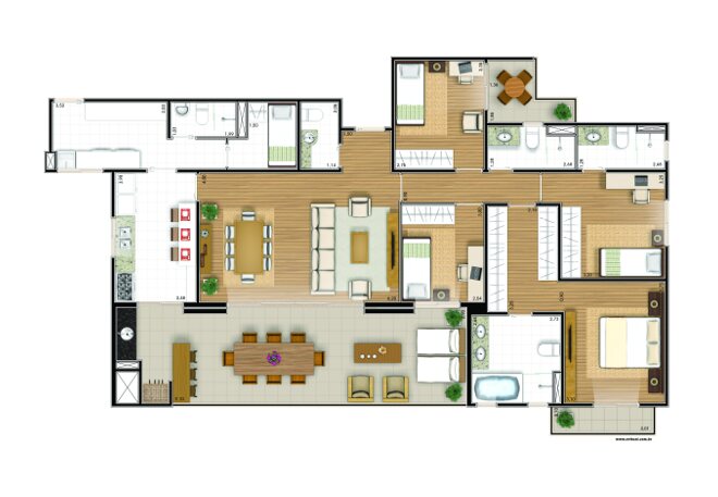 Apartamento com 4 Quartos à Venda, 182 m² por R$ 950.000 Vila Ema, São José dos Campos - SP