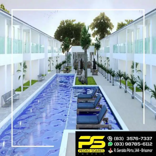 Apartamento com 3 Quartos à Venda, 93 m² por R$ 320.000 Jacumã, Conde - PB