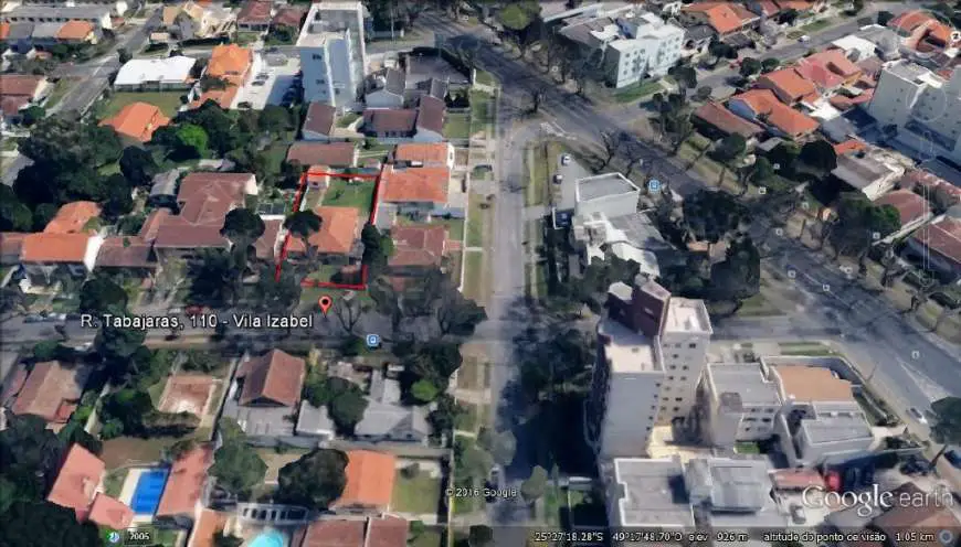 Lote/Terreno para Alugar, 720 m² por R$ 2.000/Mês Rua Tabajaras, 110 - Vila Izabel, Curitiba - PR