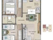 Apartamento com 2 Quartos à Venda, 41 m² por R$ 182.572 Rua Antônio Campagnone - Jardim São Gabriel, Campinas - SP
