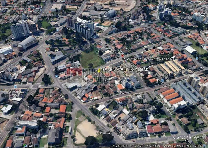 Lote/Terreno à Venda, 658 m² por R$ 810.000 Rua Vereador Adeodato Volpi - Capão Raso, Curitiba - PR