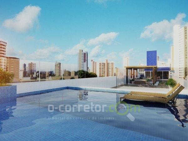 Apartamento com 1 Quarto à Venda, 24 m² por R$ 113.587 Rua Derlópidas Gomes Neves - Bancários, João Pessoa - PB