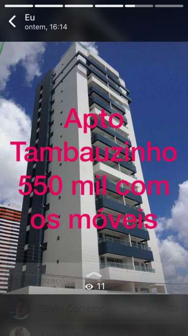Apartamento com 4 Quartos à Venda, 104 m² por R$ 550.000 Rua Lauro Torres - Tambauzinho, João Pessoa - PB