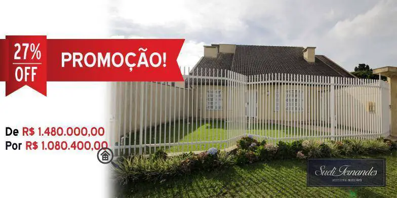 Casa com 3 Quartos à Venda, 467 m² por R$ 1.080.400 Bom Jesus, São José dos Pinhais - PR