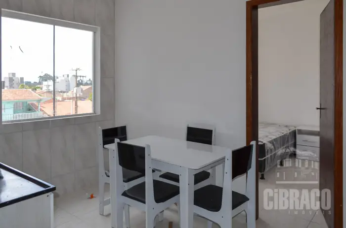 Apartamento com 1 Quarto para Alugar, 32 m² por R$ 580/Mês Rua Paulo Freire, 403 - Afonso Pena, São José dos Pinhais - PR