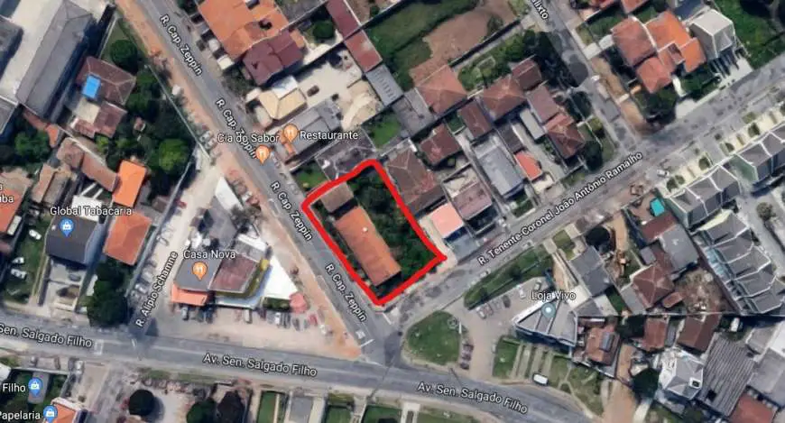 Lote/Terreno com 3 Quartos à Venda, 252 m² por R$ 3.000.000 Rua Capitão Zeppin, 199 - Uberaba, Curitiba - PR
