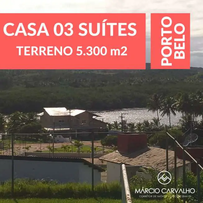 Casa de Condomínio com 3 Quartos à Venda, 346 m² por R$ 1.800.000 Centro, Itaporanga d'Ajuda - SE