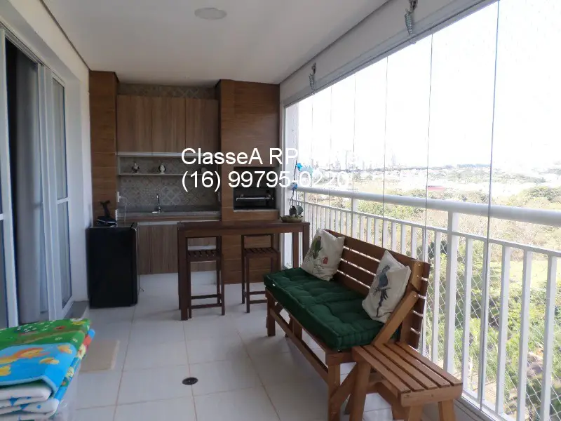 Apartamento com 4 Quartos para Alugar, 128 m² por R$ 2.600/Mês Vila do Golf, Ribeirão Preto - SP