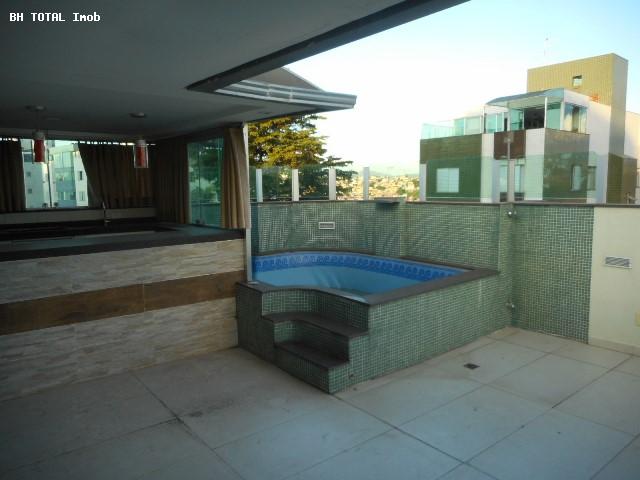 Cobertura com 4 Quartos à Venda, 157 m² por R$ 650.000 Dona Clara, Belo Horizonte - MG