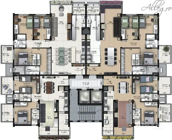 Apartamento com 3 Quartos à Venda, 136 m² por R$ 589.000 Rua Juarez Postal, 151 - Borgo, Bento Gonçalves - RS