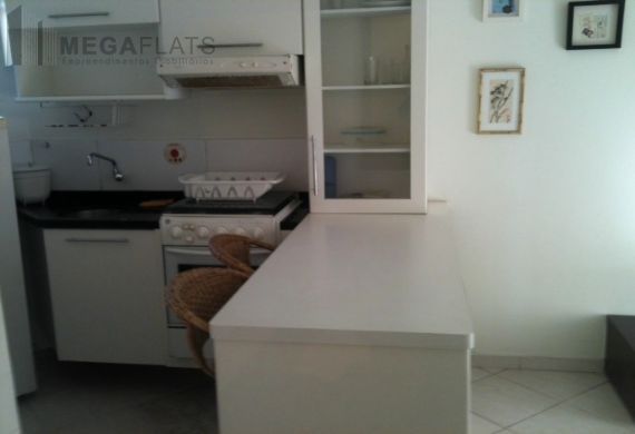 Flat com 1 Quarto para Alugar, 42 m² por R$ 1.860/Mês Ibirapuera, São Paulo - SP