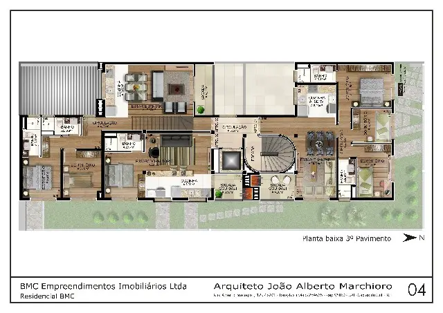 Apartamento com 1 Quarto à Venda, 44 m² por R$ 215.100 Cristo Redentor, Caxias do Sul - RS