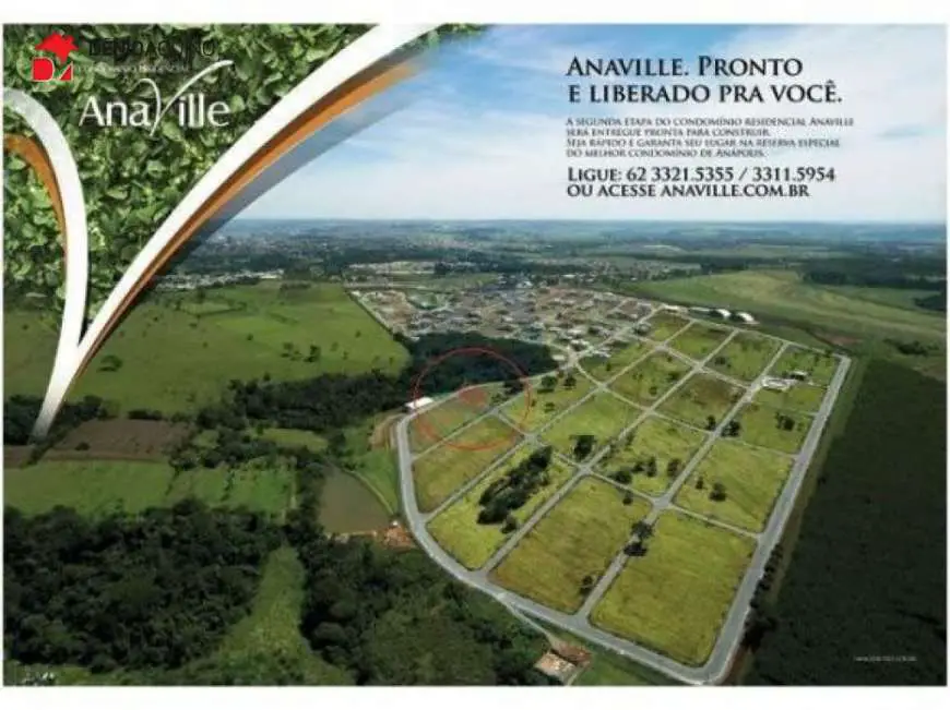 Lote/Terreno à Venda, 783 m² por R$ 350.000 Avenida Contorno - Residencial Anaville, Anápolis - GO
