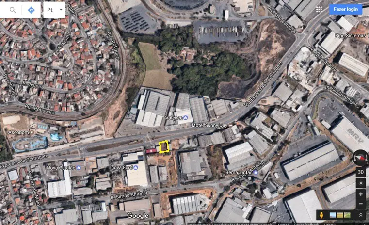 Lote/Terreno à Venda, 745 m² por R$ 1.600.000 Santa Cruz Industrial, Contagem - MG