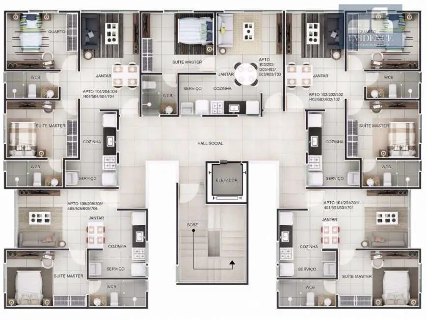 Apartamento com 1 Quarto à Venda, 35 m² por R$ 135.000 Rua Isaura Silveira Lira, 329 - Água Fria, João Pessoa - PB